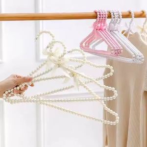 Modern Durable Abs Plastic Iron Wire Coat Baby Pearl Kids Cloth <b>Hanger</b> <b>Stand</b> Clothing Organizer Wardrobe Bathroom - Product Image 1