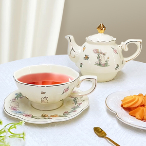 Juego de Tazas de Té de Cerámica con Forma de Torre <span class=keywords><strong>Eiffel</strong></span>, Estilo Europeo Romántico, Ecológico, para <span class=keywords><strong>Café</strong></span> y Té, Marca SYL - Product Image 4