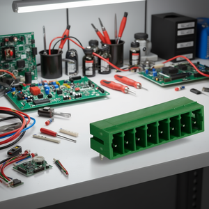 Connecteur mâle 8 broches, pas de 3,5 mm, 10 A, angle droit de 1,31 mm - Product Image 3