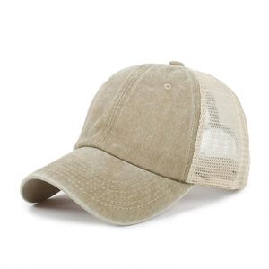 Gorra de béisbol vintage con logotipo personalizado OEM de fábrica al por mayor, gorras de malla, gorra de béisbol lavada - Product Image 4