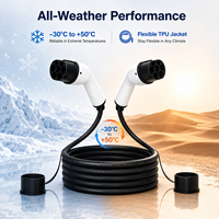 Nouveau câble de chargeur EV Stellar V1-T2T2-16A1P 7KW 16A monophasé Mode 3 Type 2 Type 2 Contacts en alliage de cuivre Norme européenne CE