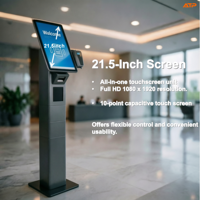 ATP Interaktiver Selbstbedienungs-Kiosk für Krankenhäuser zur Gesundheits-Selbstregistrierung mit Desktop-Kartenleser und SDK Intel Core I5 Bodenmodell