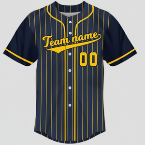 Mq = 1 सर्वश्रेष्ठ बॉटंड पिनस्ट्रिप पॉलिएस्टर अमेरिकी बेसबॉल जर्सी अनुकूलन पुरुषों की बेसबॉल वर्दी - Product Image 1