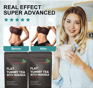 OEM organico a basso contenuto di grassi speciale Design gratuito etichetta rapida miglior pancia piatta a base di erbe 28 giorni Detox dimagrante tè per la perdita di peso - Product Image 4