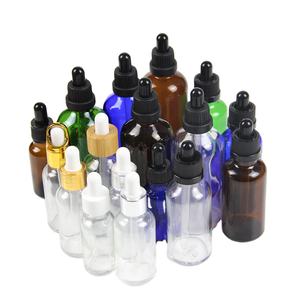Custom 1oz 10ml 30ml 50ml <b>100ml</b> Luxury clear Oil Glass Round Cosmetic Dropper <b>Bottle</b> 2 oz 60ml - Product Image 4