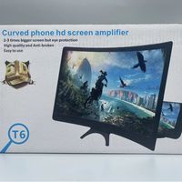 New 12-inch Phone Screen Dedicated Amplifier 14-inch Curved HD Extendable Plastic Stand Mobile Phone Screen Magnifier