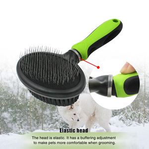 Dupla Face Vigarista E Cerdas de Escova de Cabelo Pet Grooming Para Cães