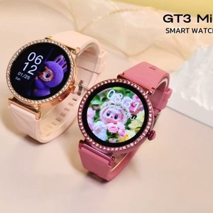 Reloj Inteligente GT3 Mini para Mujer, Pantalla Redonda, Monitor de Actividad Física con Calendario, Carga Inalámbrica, Compatible con Android - Product Image 3
