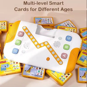 ของเล่นมอนเตสซอรี่แบบอินเทอร์แอคทีฟ บัตรสมาร์ทการ์ด เครื่องเรียนรู้การ์ด บัตรแฟลชพูดได้สำหรับเครื่องเล่นตั้งโต๊ะ - Product Image 5