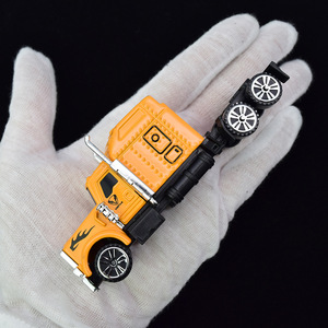 Camión de juguete de metal fundido a presión 1:64 con logo personalizado, modelo de camión de aleación, camión de contenedores americano de alta calidad para niños, juguetes de metal fundido a presión. - Product Image 5