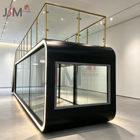 JJM Modular 1 2 Storey Space Capsule Apple Cabin Hotel Container House Galvanized Steel Structure EPS/PU Insulation Modern