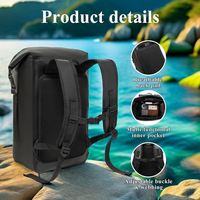Sac à dos étanche flottant pour l'extérieur, avec fermeture à enroulement, en matériau résistant à l'usure, idéal pour le canoë, la natation, la randonnée en rivière et les voyages
