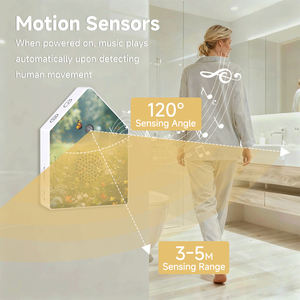 Caja de sonido de pájaro inteligente con activación de movimiento de luz caja de llamada de pájaro inalámbrica personalizar patrón de impresión flor hierba - Product Image 4