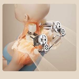 Neck Massager For Trapezius Neck Shoulder Massage <b>USB</b> Rechargeable <b>Heating</b> Kneading Home Use - Product Image 1
