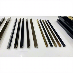 Embellecedor <span class=keywords><strong>de</strong></span> esquina <span class=keywords><strong>de</strong></span> azulejo <span class=keywords><strong>de</strong></span> acero inoxidable, directamente <span class=keywords><strong>de</strong></span> fábrica, tipo T, vv696 AISI - Product Image 1