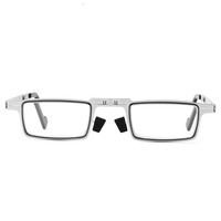 Lunettes de lecture flexibles pour femmes, monture carrée en métal avec étui, autocollant portable pour téléphone, vente en gros