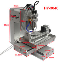 Fraiseuse CNC HY-3040 1,5 kW à 5 axes largement utilisée