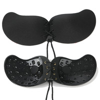 Cache-tétons sexy antidérapants pour femmes, style déesse lesbienne, avec cordon de serrage, réducteurs de poitrine, en gel de silicone rembourré en forme de mangue, pour poitrines généreuses, 5648