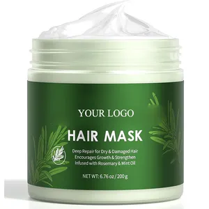 OEM Privare Label Hair Mask With Green Tea Extracts to Repair & Nourish Hair Vegan & Cruelty Free for Dry Damaged Hair