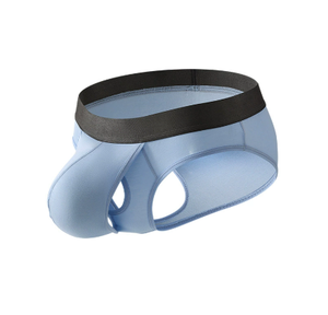 Capsula spaziale staccabile Sexy da <span class=keywords><strong>uomo</strong></span> biancheria intima da <span class=keywords><strong>uomo</strong></span> sospensorio all'ingrosso Sexy a vita bassa perizoma da <span class=keywords><strong>uomo</strong></span> in seta di ghiaccio sospensorio per gli uomini - Product Image 2