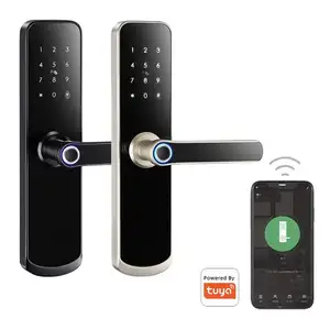 Smartek Wifi Smart Deurslot Vingerafdruk Nieuwe Stijl X6 Soortgelijke Slimme Sloten Tuya App Entree Automatische Vingerafdruk Slot