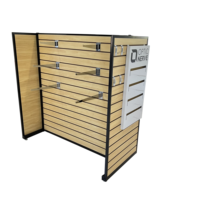 Étagère gondole de vêtements de supermarché étagère de magasin de détail support de stockage Slatwall vêtements présentoir de vêtements au détail