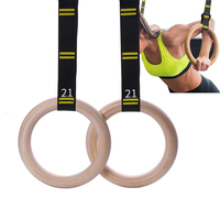 Correa numerada ajustable, ejercicio funcional en casa, entrenamiento físico, entrenamiento Gimnástico, anillos de gimnasio de madera