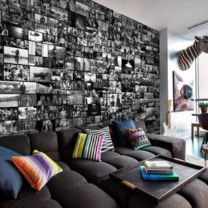 Papel Tapiz Autoadhesivo con Diseño de Collage de Películas Clásicas - Product Image 4