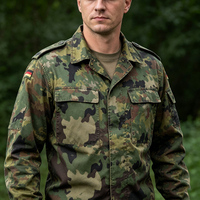 Sangle en nylon imprimée camouflage Flecktarn personnalisée en usine, 25 mm, 38 mm, 50 mm, adaptée aux accessoires de bagages tactiques