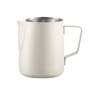 Food Grade Milk Jug 304 Stainless Steel Pitcher Sharp Spout Frothing Steaming Coffee Milk Frother Jug Milk Pitcher