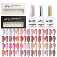 Lehchis 2025 Nude Series 34 couleurs Base en caoutchouc vernis gel OEM pour Nail Art