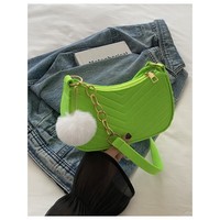 Tas Selempang Wanita Bahan Felt Warna Solid Kasual Mini Baru Resleting Portabel Motif Benang Laris Manis Kualitas Tinggi