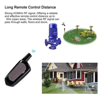 Duplicateur automatique de télécommande de garage 433mhz Ouvre-porte de porte avec code fixe ABS Code roulant électrique Clone Portail d'accès