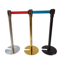 Barrière de contrôle de foule en plastique rétractable pour stand d'exposition automobile, support de vélo, clôture – Vente en gros