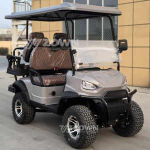 Carrito de Golf Eléctrico Personalizable 2026, 4 Plazas, Batería de Litio de 48V, Altavoz, Luz LED, Buggy de Golf Todoterreno - Product Image 2