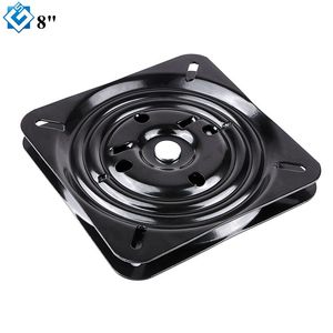 Phần Cứng Màu Đen Lắp 2.3 Độ Dày 180 Độ Xoay Cơ Chế Xoay Cho Ghế Bar Ghế Thuyền Bộ Nhớ Trở Lại Tấm Xoay - Product Image 3