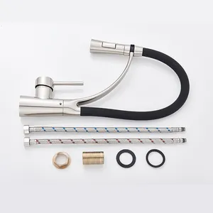 Современный кухонный кран для гурманов с вытяжным распылителем - Product Image 3
