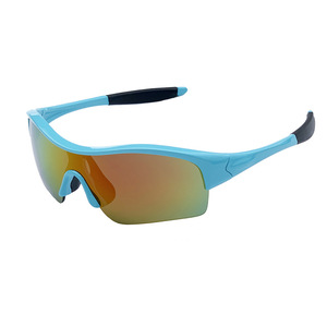 Kids Cycling Glasses Polarized Anti Uv Full Rim <b>Plastic</b> <b>Frame</b> Outdoor Sports Sun Protection Goggles - Product Image 2