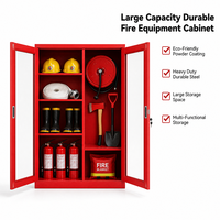 Armoire de sécurité incendie en acier robuste et moderne pour les outils de lutte contre l'incendie dans les entrepôts, les usines de fabrication, les centres commerciaux, l'extérieur