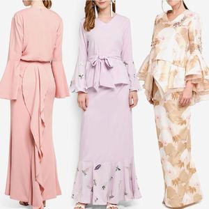 Latest Designs Baju Kurung Jilbab Woman <strong>Egyptian</strong> Islamic Clothing Jubah Muslimah <strong>Muslim</strong> Lace <strong>Dress</strong> - Product Image 6
