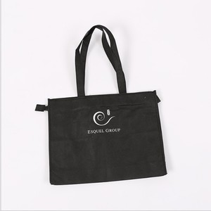 New Style OEM Custom Printing Durable Non-woven Shopping <strong>Tote</strong> <strong>Bag</strong> <strong>with</strong> <strong>Zip</strong> - Product Image 2
