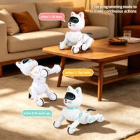 Jouet robot chat intelligent programmable DWI Ai Smart Pet Story RC avec infrarouge, STEM, fonction chant et programmation, pour enfants