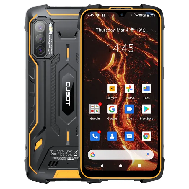 Global Rugged Phone Cubot KingKong 5 Pro IP68/IP69K Waterproof Smartphone 8000mAh 48MP Triple Camera Android 11 NFC 64GB