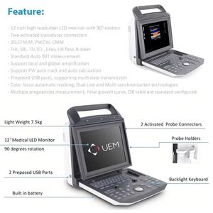 Système d'échographie Doppler couleur portable pour animaux, MK-A002 <span class=keywords><strong>Zoncare</strong></span> M5 3D 4D, échographe médical ultrasonique vétérinaire - Product Image 3