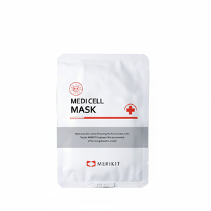 Masque Coréen MERIKIT MEDI CELL en Coton 25g*100 unités – Soin Visage Esthétique Éclaircissant Hydratant Rafraîchissant Apaisant - Product Image 2