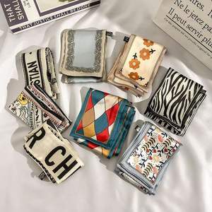 Franse Mode Koreaanse Stijl Lange Zijden Sjaal Haarband Kinderen 2024 Nieuwe Weven Haar Touw Strik Lint Stropdas Party Gebruik - Product Image 4