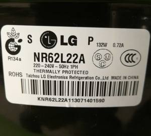 Compresseur de réfrigération <span class=keywords><strong>LG</strong></span> d'origine neuf CMA110NAME 1/5HP 220/240v 50hz R134a Compresseur de réfrigération pour réfrigérateur - Product Image 6