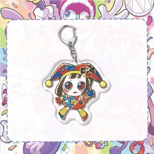 QY Cartoon Acrylic Keychain Printed Clasp Pendant Custom Logo <b>Key</b> <b>Ring</b> Promotional Gift - Product Image 6