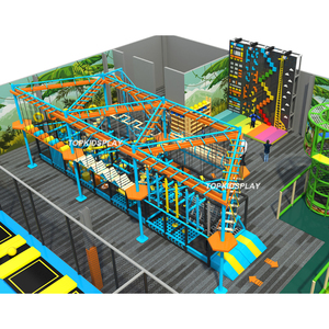 LEO khung trẻ em sân chơi ngoài trời thiết bị giải trí trong nhà Thiết bị dây nhựa kích thước tùy chỉnh vách đá nhựa - Product Image 4