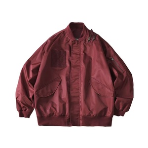 <span class=keywords><strong>Veste</strong></span> vintage utilitaire streetwear imperméable coupe-vent oversize décontractée classique délavée à l'acide multi-poches durable gothique - Product Image 1